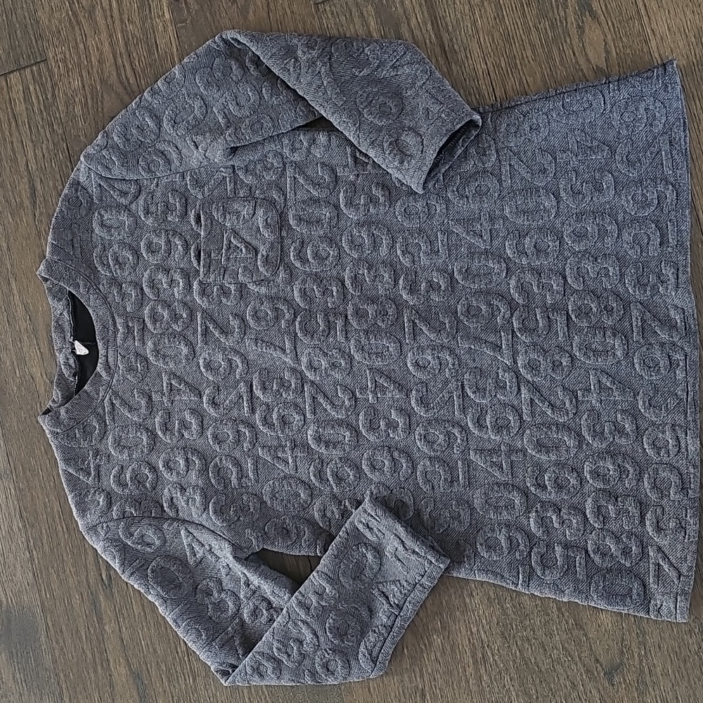 UNIQUE NUMBERS TUNIC TOP WOMEN'S SIZE MEDIUM